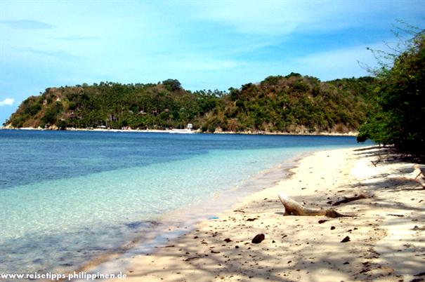 Medio Island, view to Coco Beach, Puerto Galera